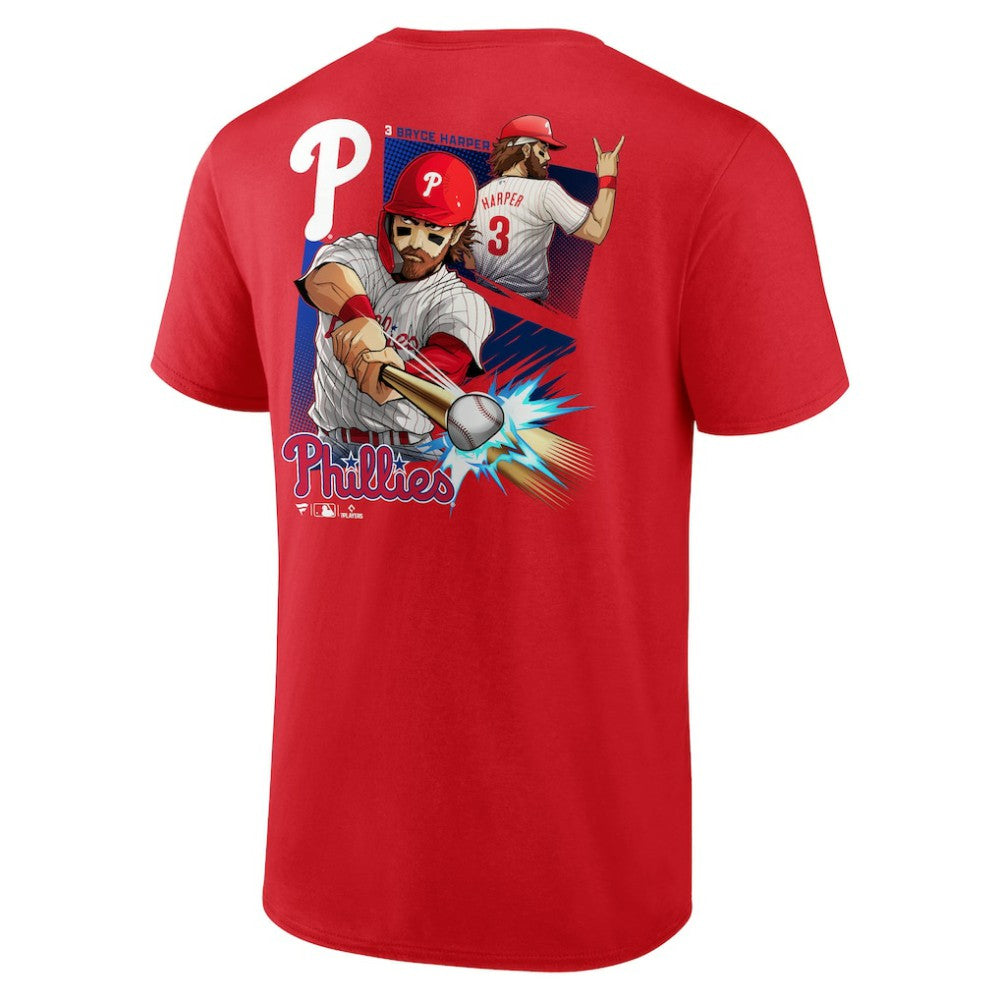 Bryce Harper Philadelphia Phillies Anime Player T-Shirt - MLB T-shirts