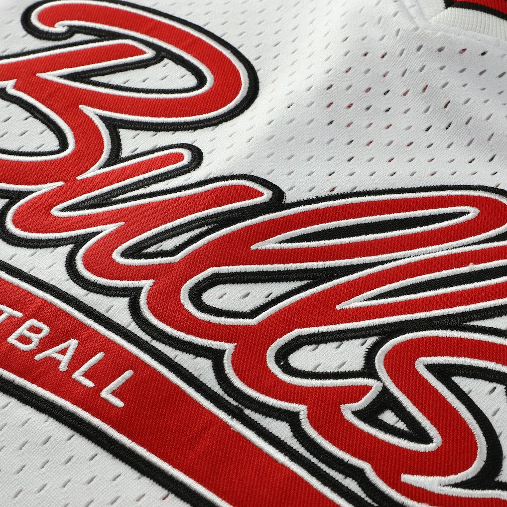 White Scottie Pippen Chicago Bulls Player Mesh V-Neck Shirt sale | NBA