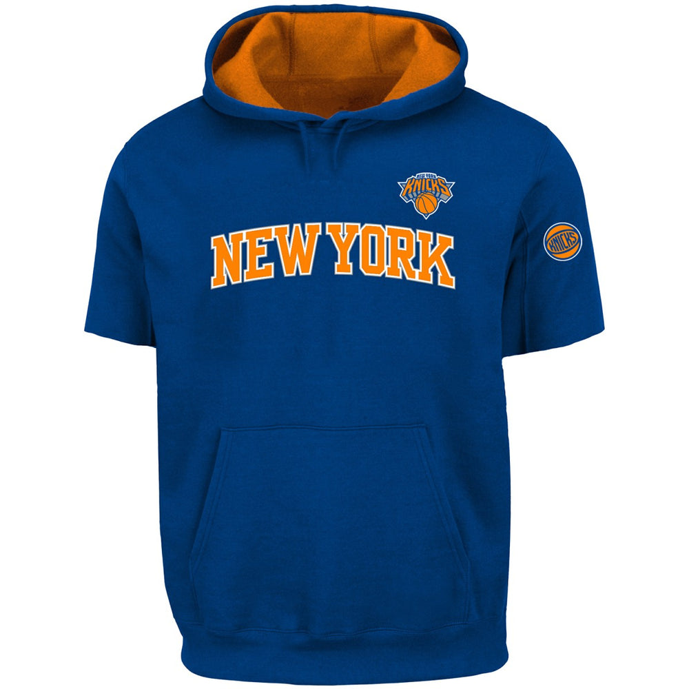 Blue Jalen Brunson New York Knicks Big & Tall Short Sleeve Hoodie | NBA