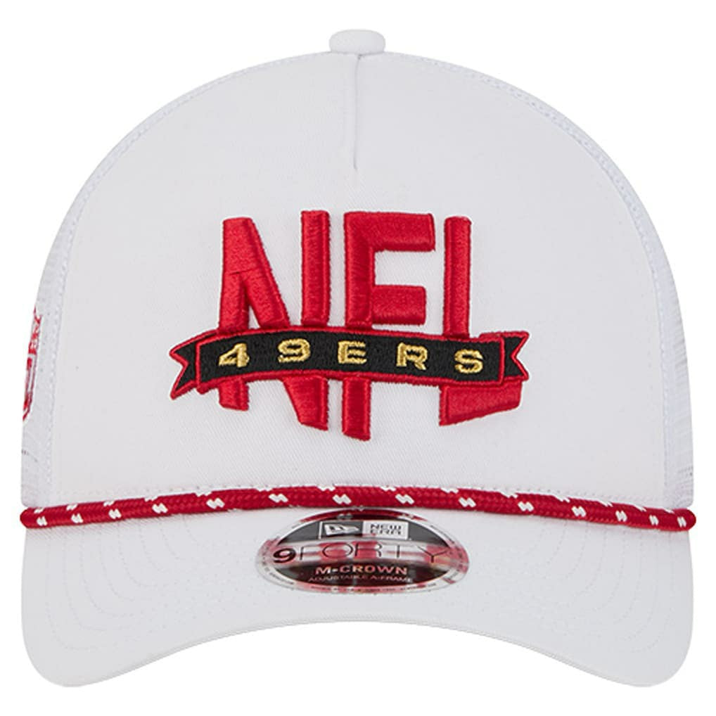 San Francisco 49ers NFL 9FORTY A-Frame M-Crown Adjustable Trucker Hat | NFL Near me