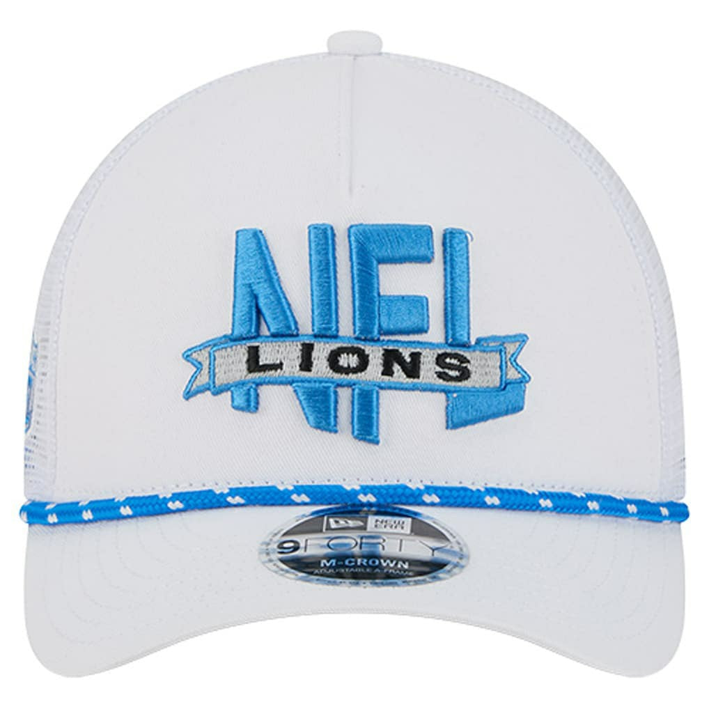 Detroit Lions NFL 9FORTY A-Frame M-Crown Adjustable Trucker Hat | NFL Online