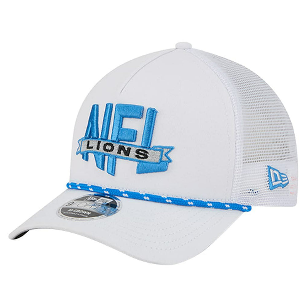 Detroit Lions NFL 9FORTY A-Frame M-Crown Adjustable Trucker Hat | NFL Online