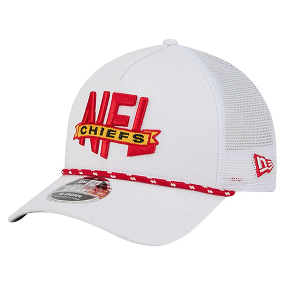Kansas City Chiefs NFL 9FORTY A-Frame M-Crown Adjustable Trucker Hat | NFL Sale