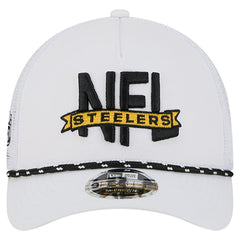 Pittsburgh Steelers NFL 9FORTY A-Frame M-Crown Adjustable Trucker Hat | NFL New
