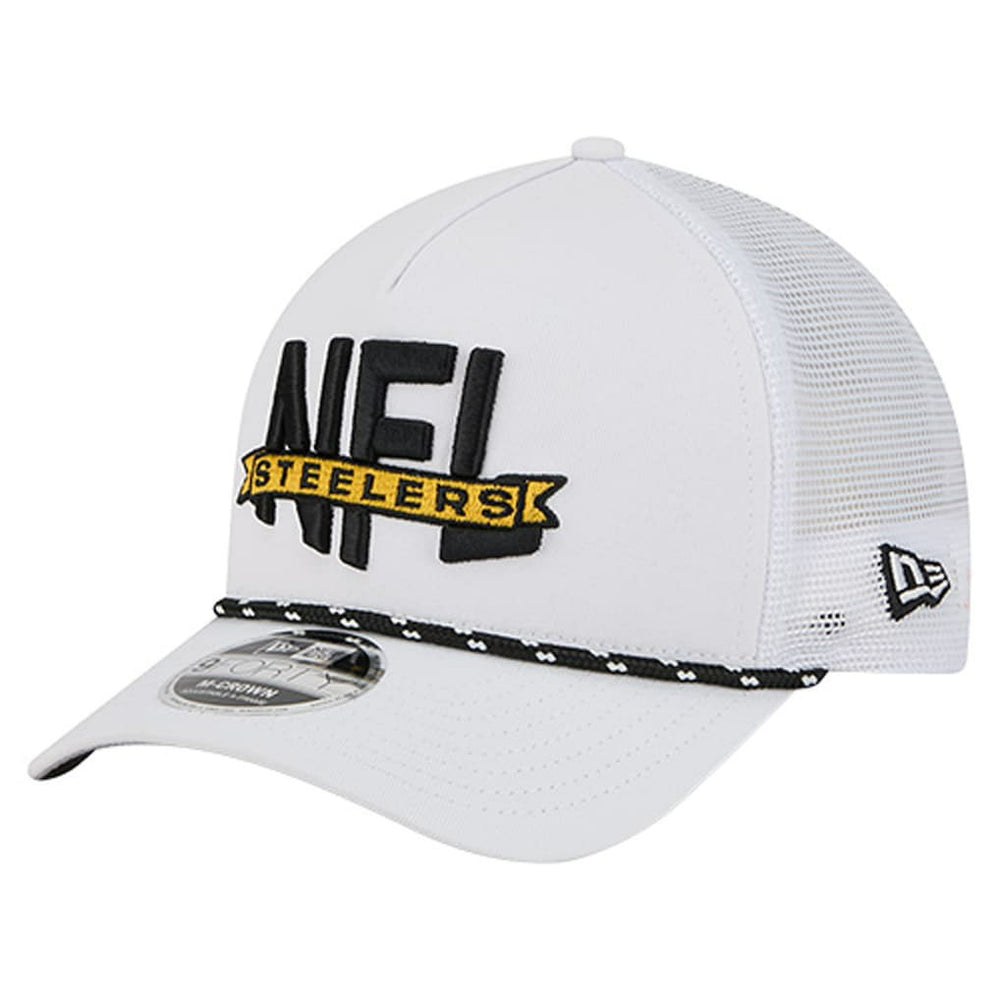 Pittsburgh Steelers NFL 9FORTY A-Frame M-Crown Adjustable Trucker Hat | NFL New