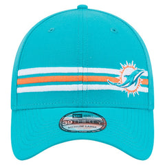 Miami Dolphins Stripes 39THIRTY Flex Hat | NFL On sale