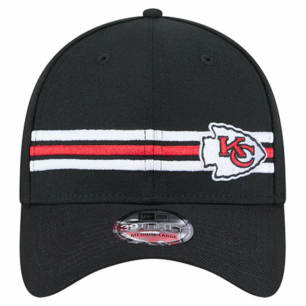 Kansas City Chiefs Stripes 39THIRTY Flex Hat | NFL On sale