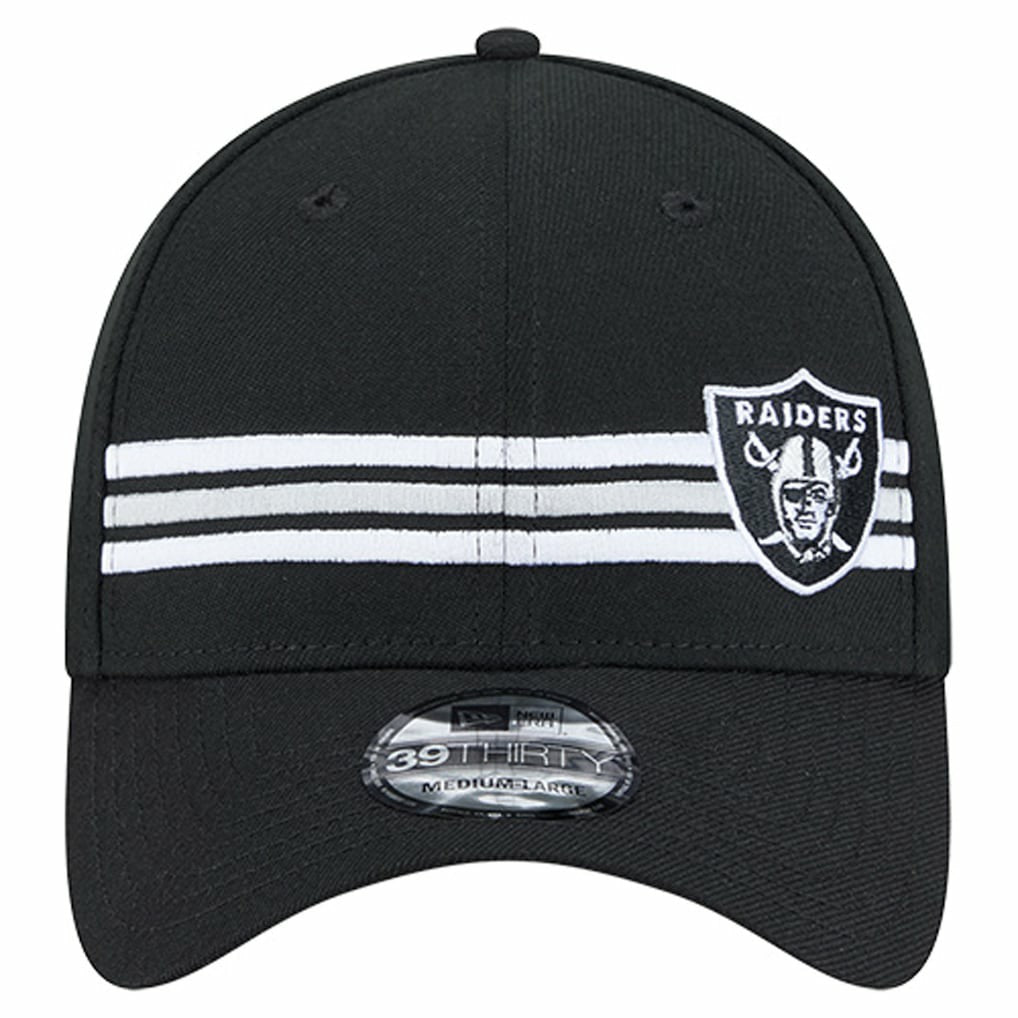 Las Vegas Raiders Stripes 39THIRTY Flex Hat | NFL US