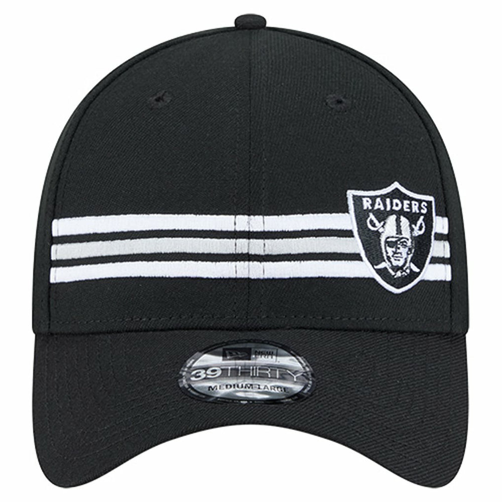 Las Vegas Raiders Stripes 39THIRTY Flex Hat | NFL US