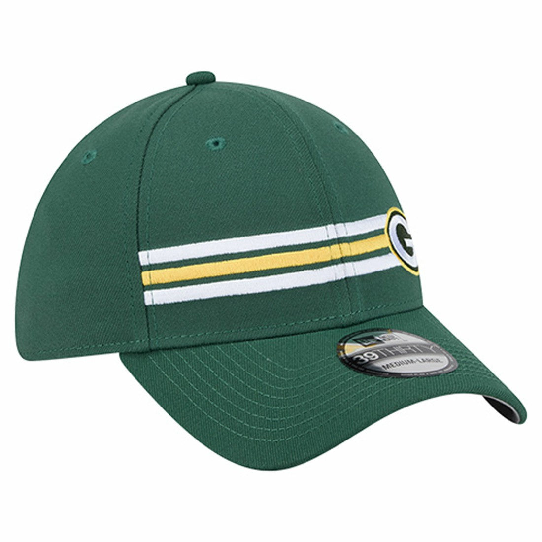 Green Bay Packers Stripes 39THIRTY Flex Hat | NFL Sale