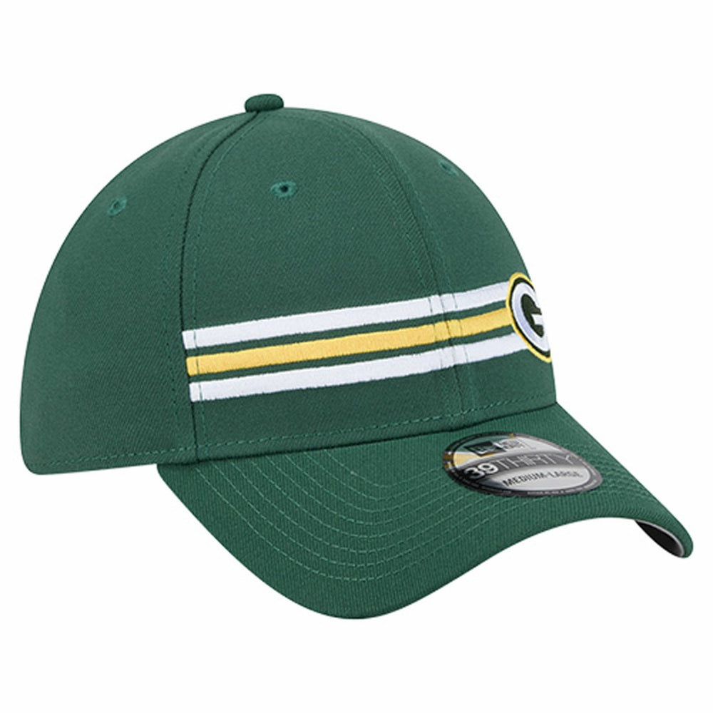 Green Bay Packers Stripes 39THIRTY Flex Hat | NFL Sale