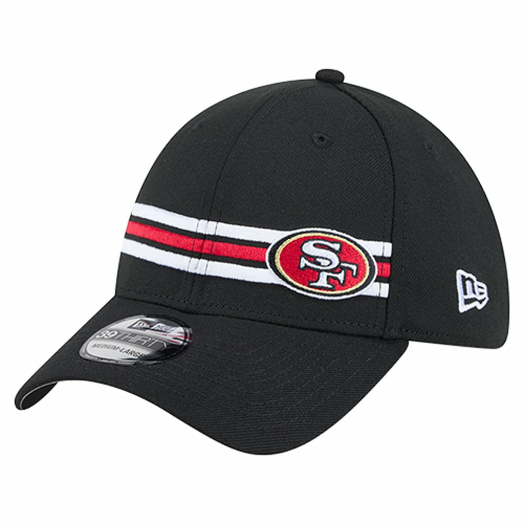 San Francisco 49ers Stripes 39THIRTY Flex Hat | NFL New