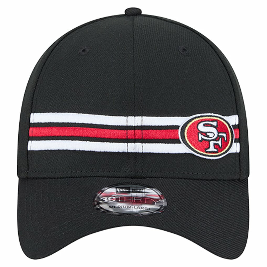 San Francisco 49ers Stripes 39THIRTY Flex Hat | NFL New