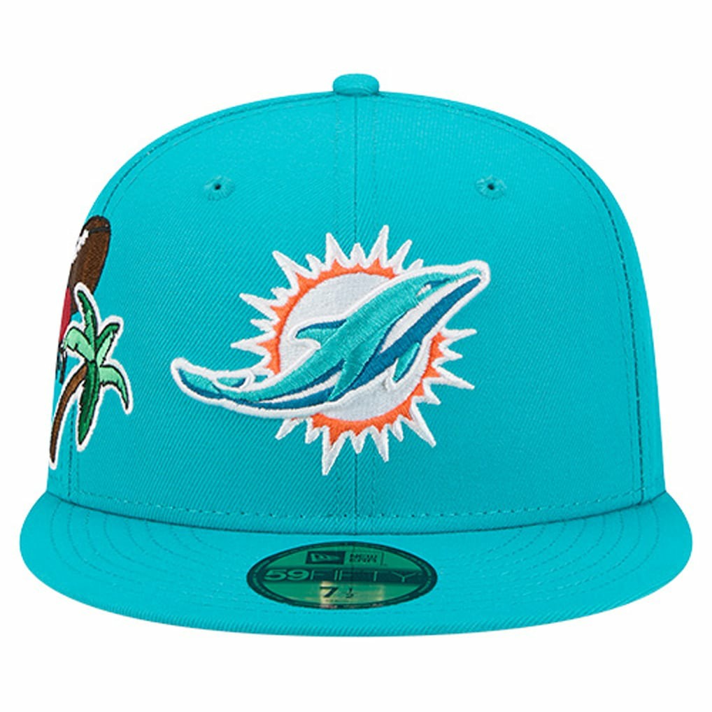 Miami Dolphins Group Chat 59FIFTY Fitted Hat | NFL Sale