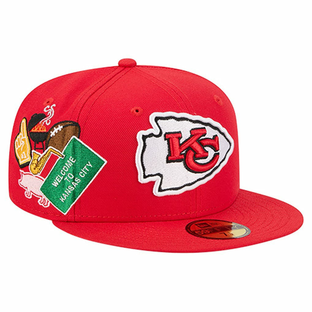 Kansas City Chiefs Group Chat 59FIFTY Fitted Hat | NFL Hot