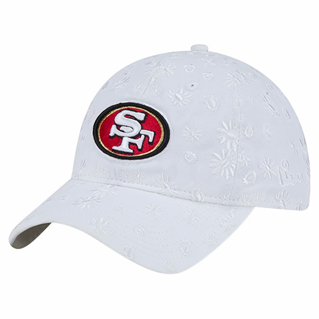 San Francisco 49ers Women's Floral 9TWENTY Adjustable Hat | NFL Outlet