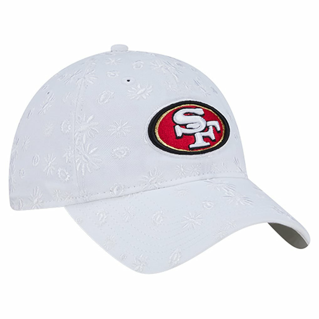San Francisco 49ers Women's Floral 9TWENTY Adjustable Hat | NFL Outlet