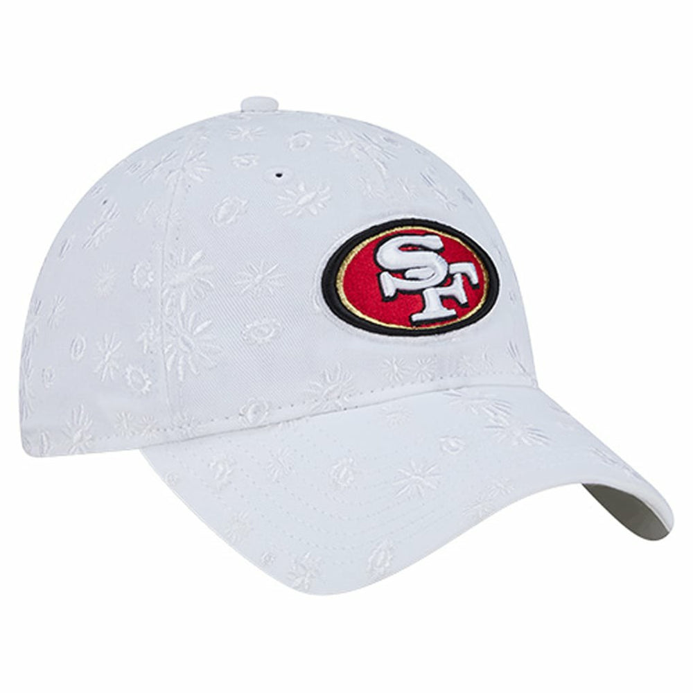 San Francisco 49ers Women's Floral 9TWENTY Adjustable Hat | NFL Outlet