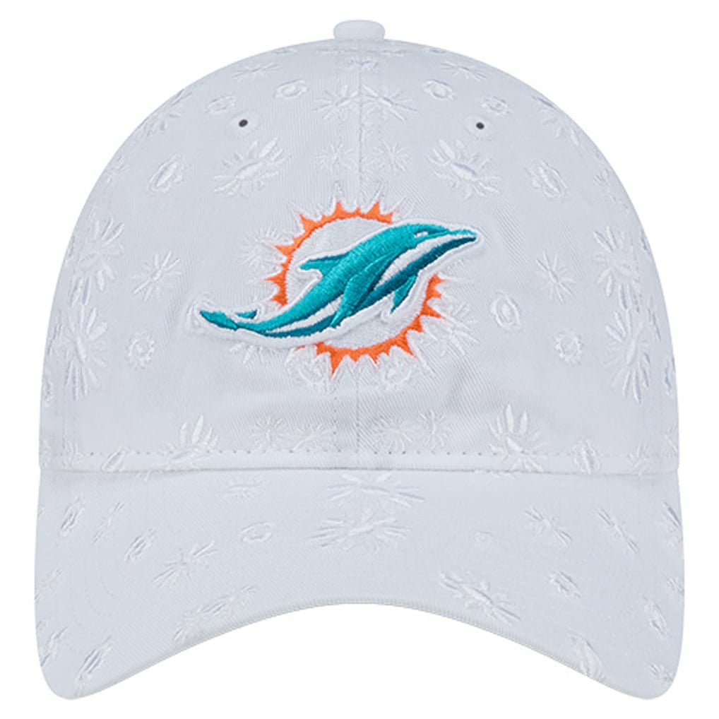 Miami Dolphins Women's Floral 9TWENTY Adjustable Hat | NFL Hot
