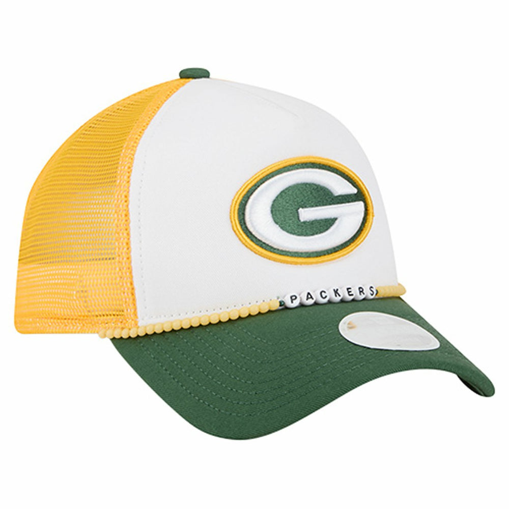 Green Bay Packers Women's Friendship Bracelet 9FORTY Adjustable Hat | NFL Hot