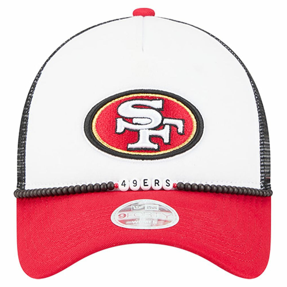 San Francisco 49ers Women's Friendship Bracelet 9FORTY Adjustable Hat | NFL Online