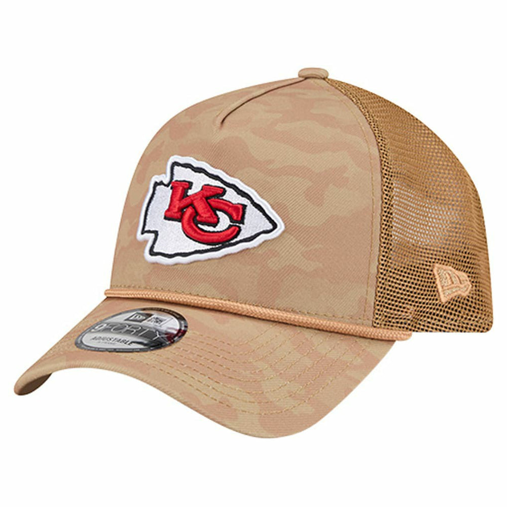 Kansas City Chiefs Wheat Camo 9FORTY Adjustable Hat | NFL Discount
