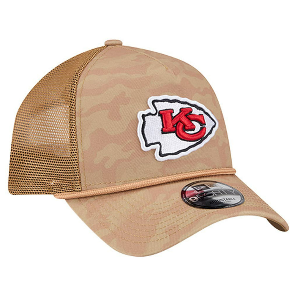 Kansas City Chiefs Wheat Camo 9FORTY Adjustable Hat | NFL Discount