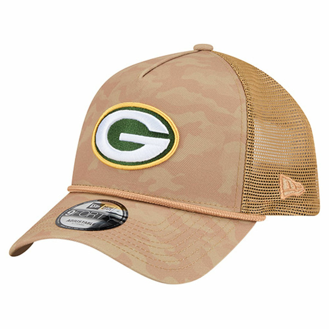Green Bay Packers Wheat Camo 9FORTY Adjustable Hat | NFL Sale