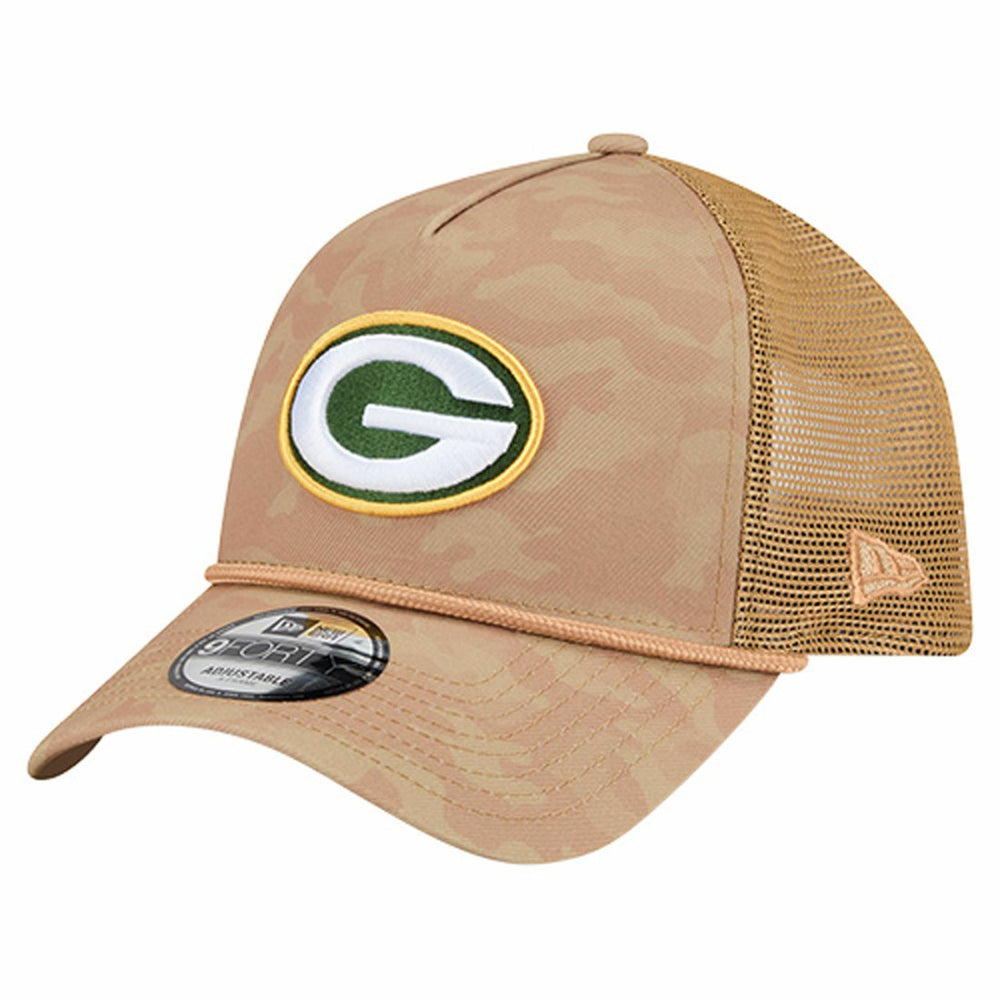 Green Bay Packers Wheat Camo 9FORTY Adjustable Hat | NFL Sale