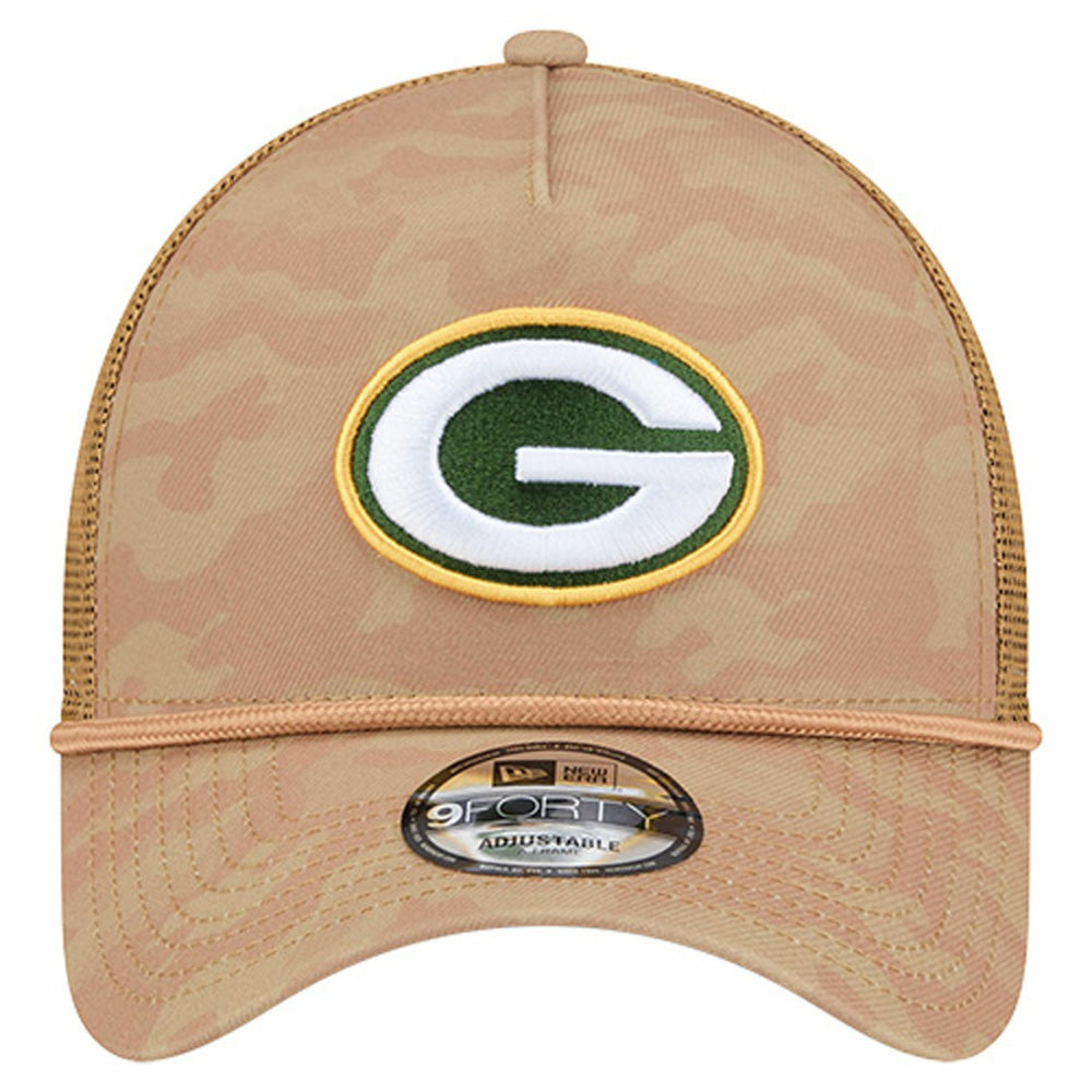 Green Bay Packers Wheat Camo 9FORTY Adjustable Hat | NFL Sale