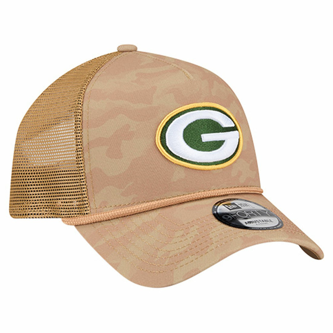 Green Bay Packers Wheat Camo 9FORTY Adjustable Hat | NFL Sale