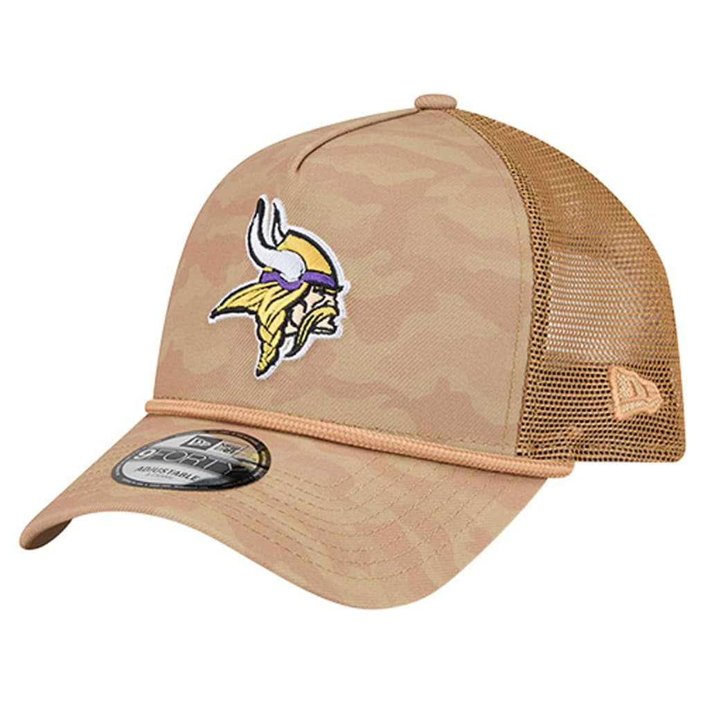 Minnesota Vikings Wheat Camo 9FORTY Adjustable Hat | NFL Discount