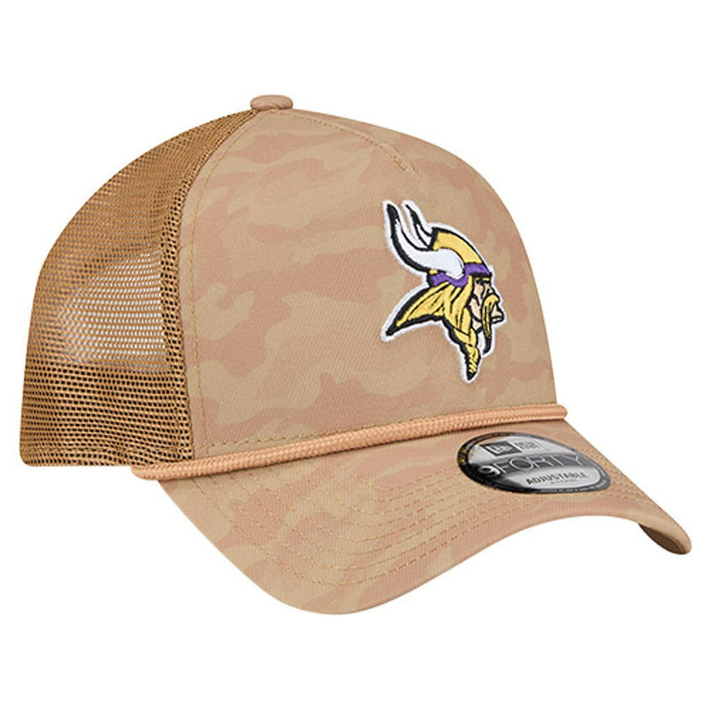 Minnesota Vikings Wheat Camo 9FORTY Adjustable Hat | NFL Discount