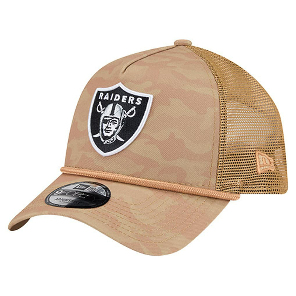 Las Vegas Raiders Wheat Camo 9FORTY Adjustable Hat | NFL Online