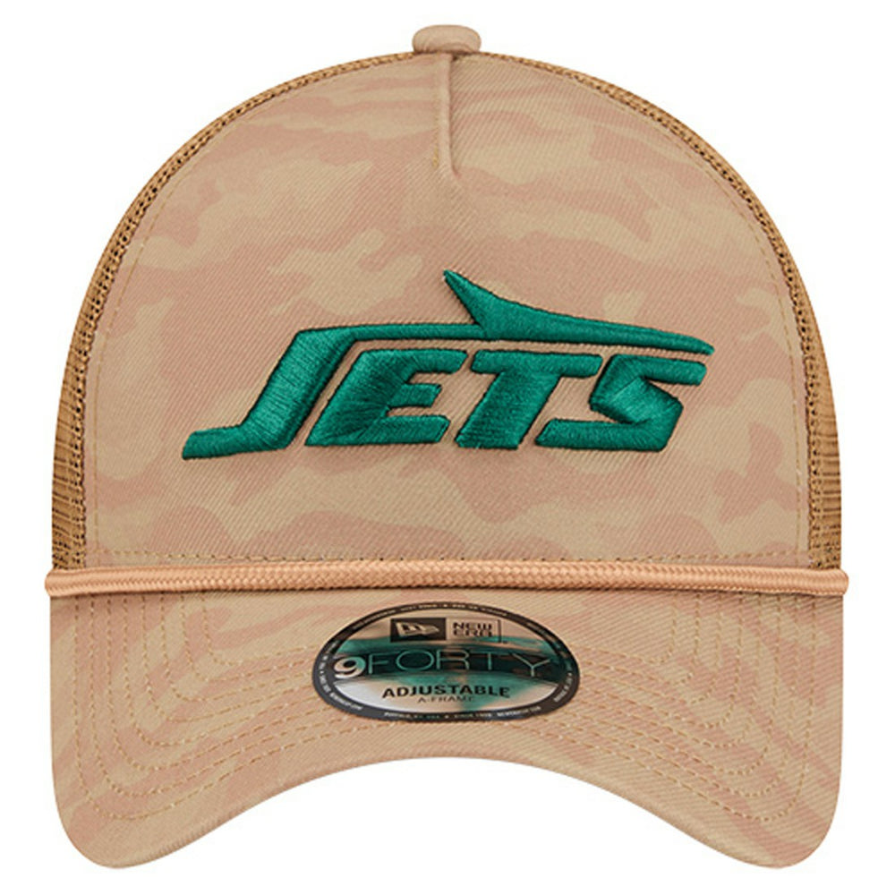 New York Jets Wheat Camo 9FORTY Adjustable Hat | NFL Discount
