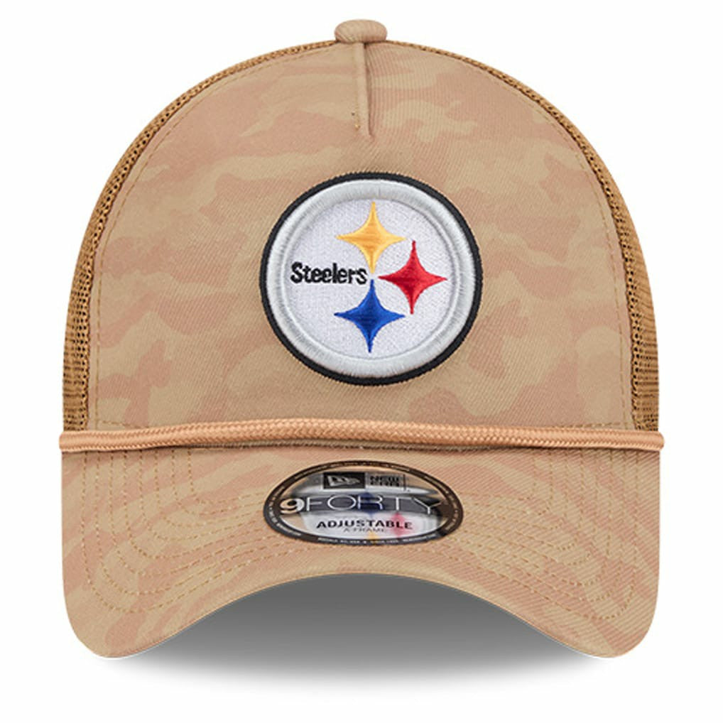 Pittsburgh Steelers Wheat Camo 9FORTY Adjustable Hat | NFL Online