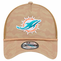 Miami Dolphins Wheat Camo 9FORTY Adjustable Hat | NFL Outlet
