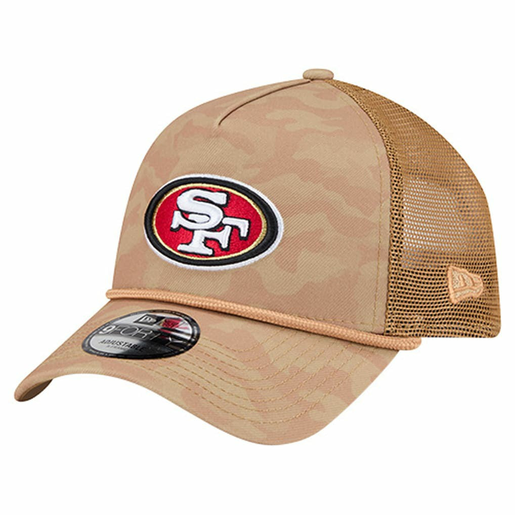 San Francisco 49ers Wheat Camo 9FORTY Adjustable Hat | NFL US
