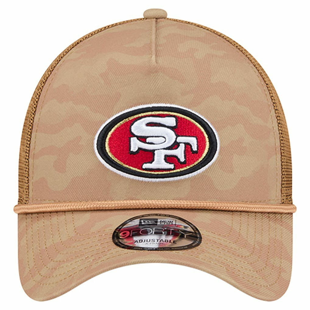 San Francisco 49ers Wheat Camo 9FORTY Adjustable Hat | NFL US