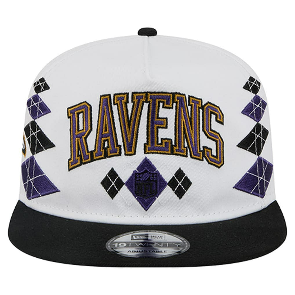 Baltimore Ravens Argyle 19TWENTY Adjustable Hat | NFL Hot