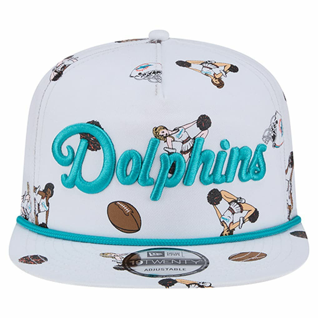 Miami Dolphins Team Cheer 19TWENTY Snapback Hat | NFL Discount