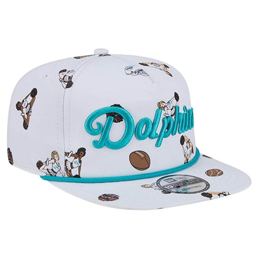 Miami Dolphins Team Cheer 19TWENTY Snapback Hat | NFL Discount