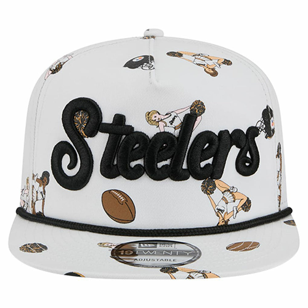 Pittsburgh Steelers Team Cheer 19TWENTY Snapback Hat | NFL Discount
