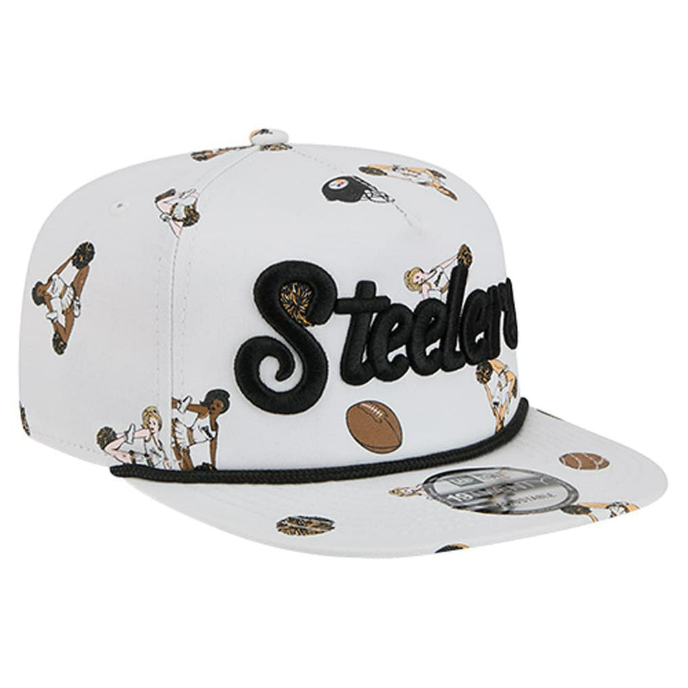 Pittsburgh Steelers Team Cheer 19TWENTY Snapback Hat | NFL Discount