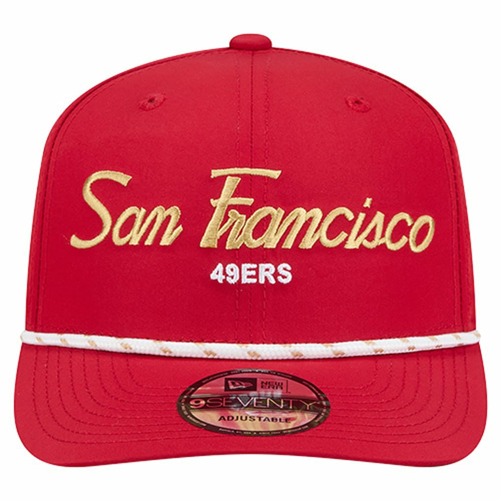 San Francisco 49ers Script 9SEVENTY Adjustable Hat | NFL Outlet