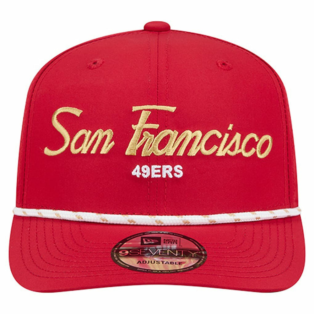 San Francisco 49ers Script 9SEVENTY Adjustable Hat | NFL Outlet