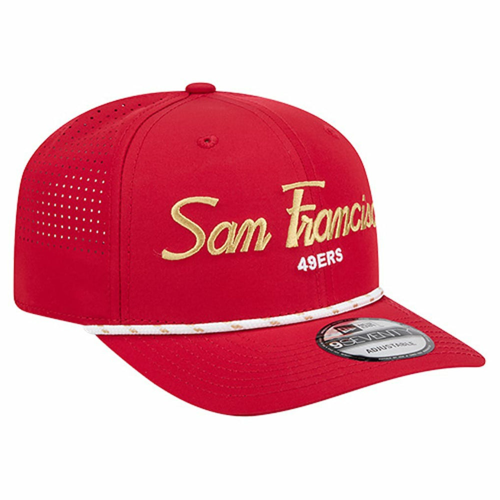 San Francisco 49ers Script 9SEVENTY Adjustable Hat | NFL Outlet