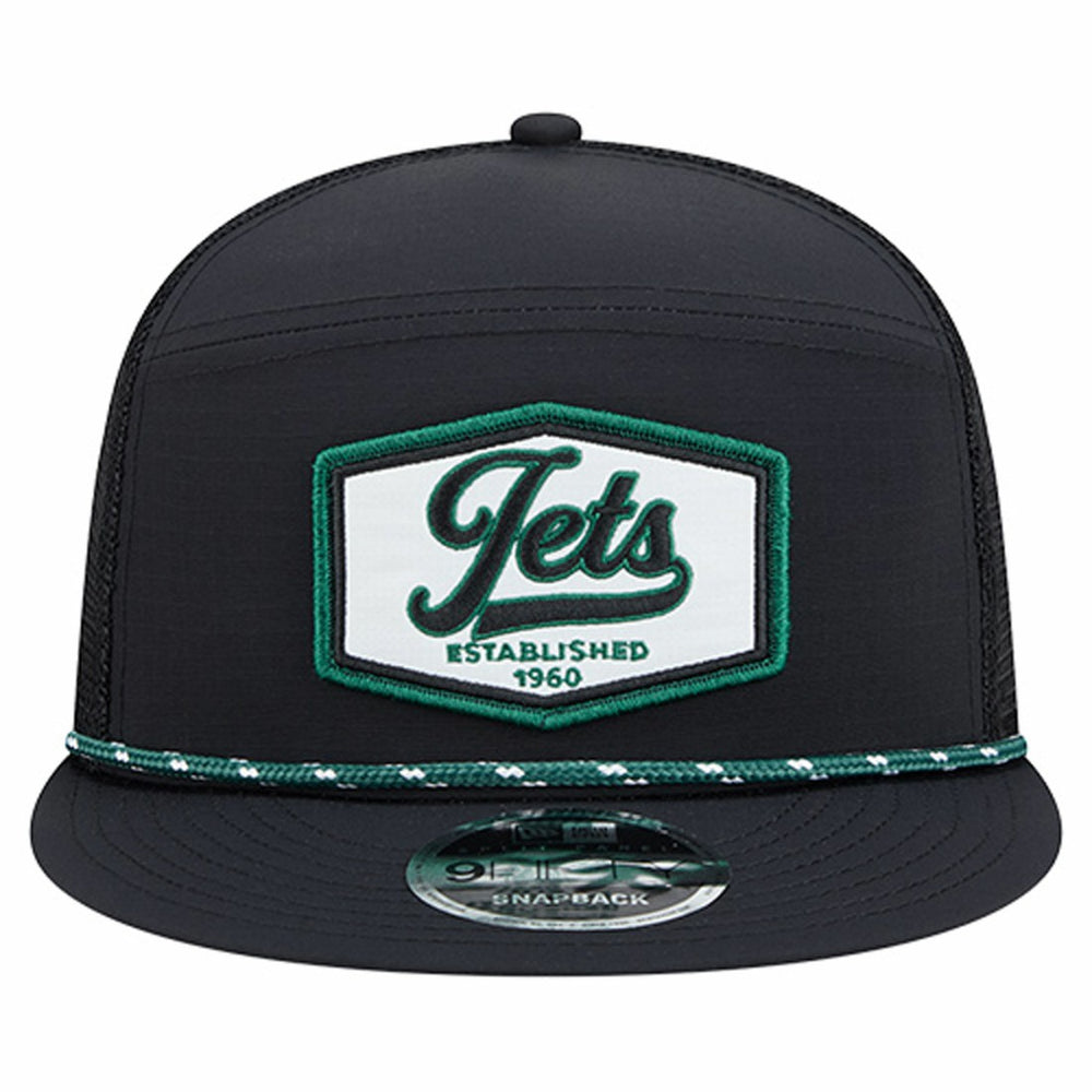 New York Jets Ripstop Patch 9FIFTY Split Panel Snapback Hat | NFL Sale