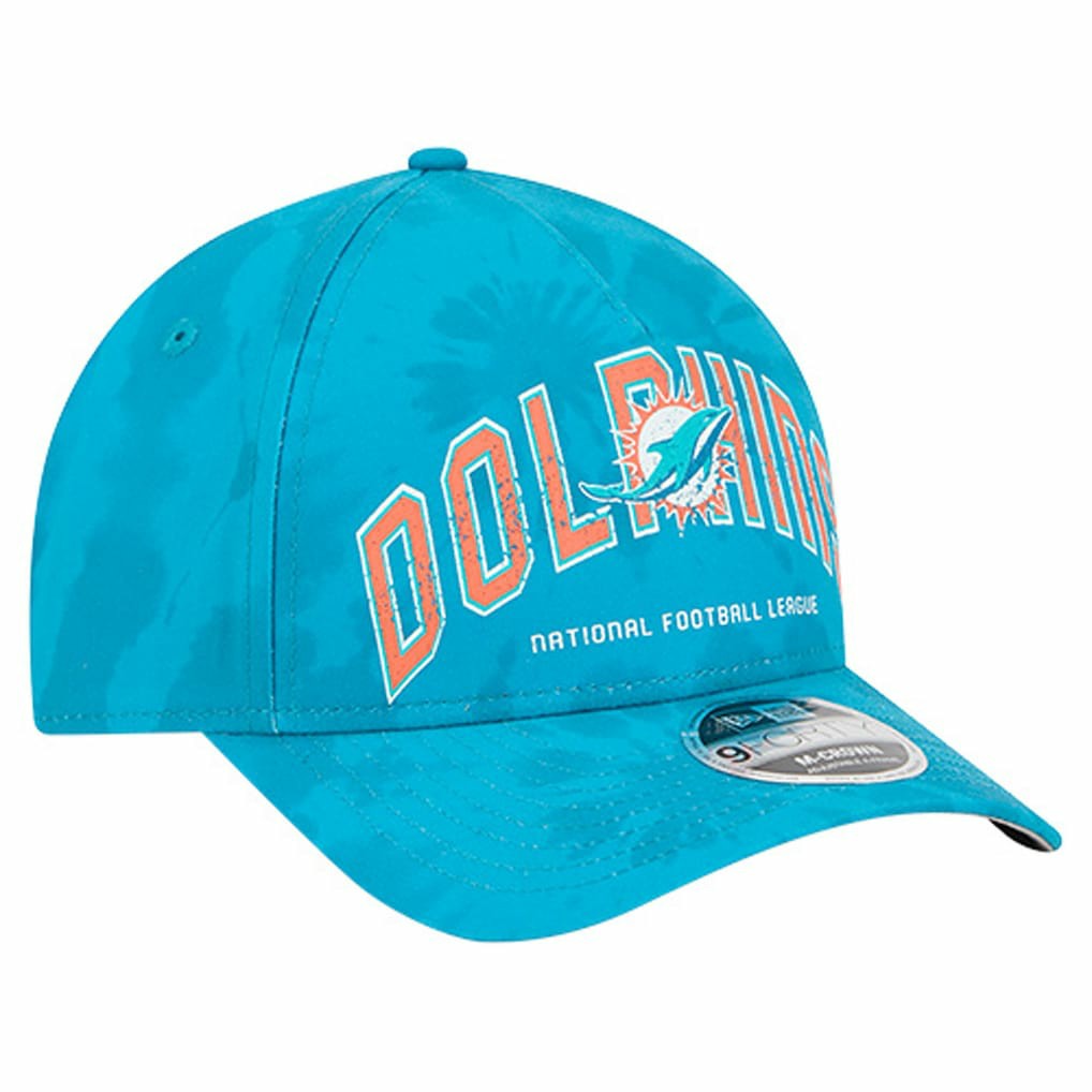 Miami Dolphins Tie Dye Fade 9Forty M-Crown A-Frame Adjustable Hat | NFL Near me