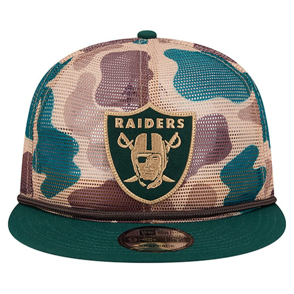 Las Vegas Raiders Duck Camo 9FIFTY Snapback Hat | NFL Online